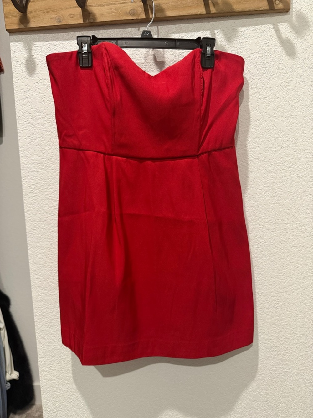 NWT Target Strapless Red Cocktail Dress